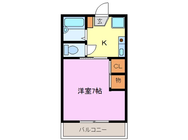 清洲駅 徒歩24分 2階の物件間取画像